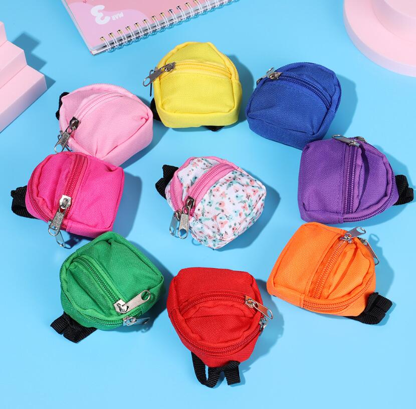For LABUBU 11.81inch Doll 1/6 BJD Doll Mini Bag Backpack Mini Doll Bag Doll House Decoration Toy Accessories For Gifts Halloween, Christmas Gift