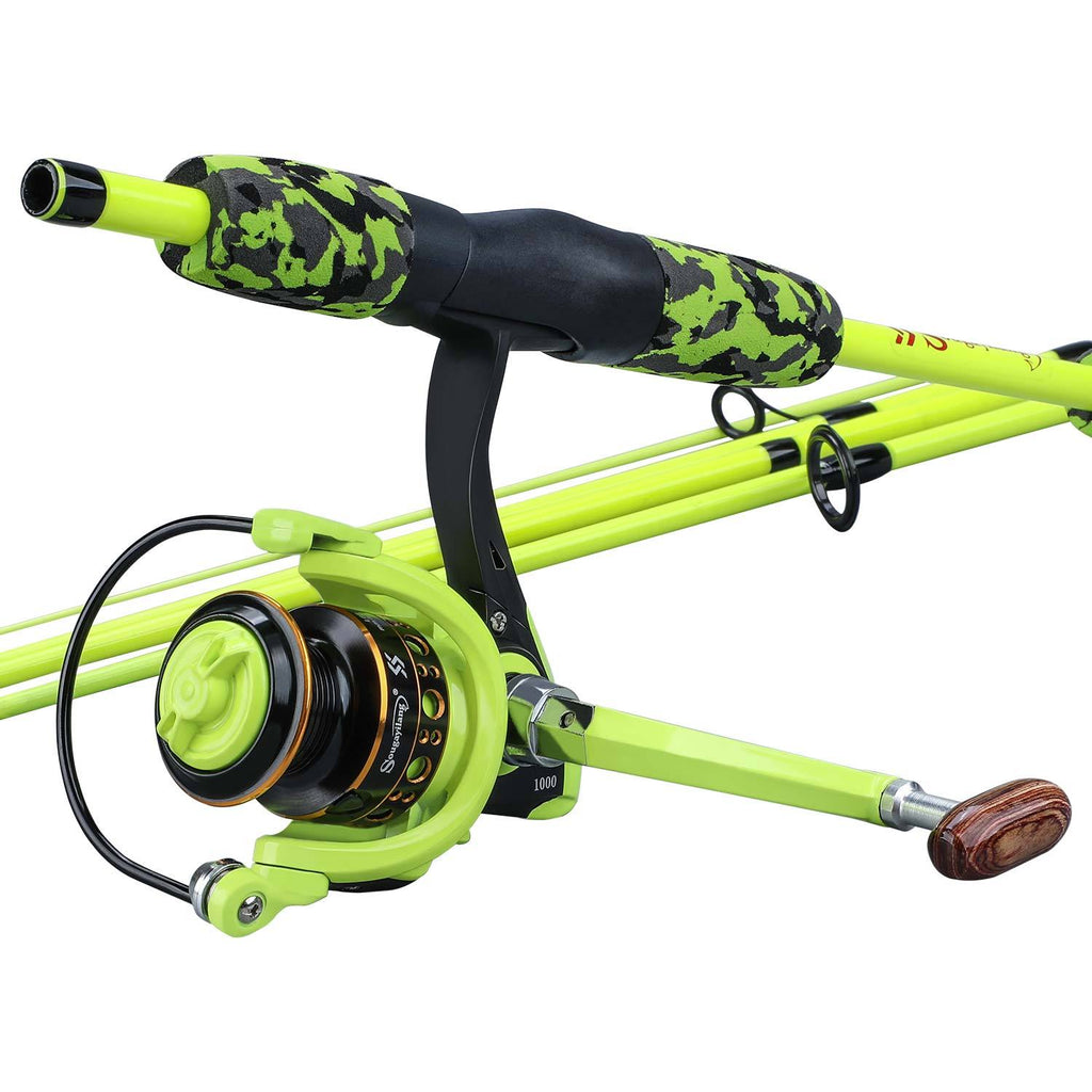 Sougayilang Fishing Rod Set Travel Fishing Combo
