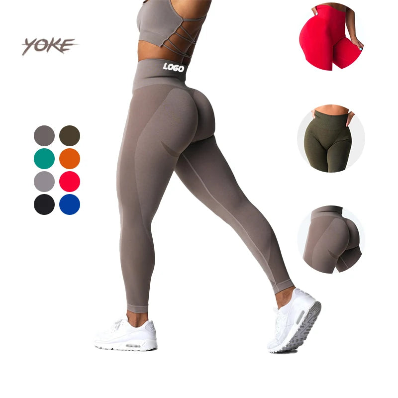 YOKE Tights Fitness Leggings Women With Custom Logo Fitness Seamless Pants Yoga Leggings Tie Dye Yoga Leggings Marble