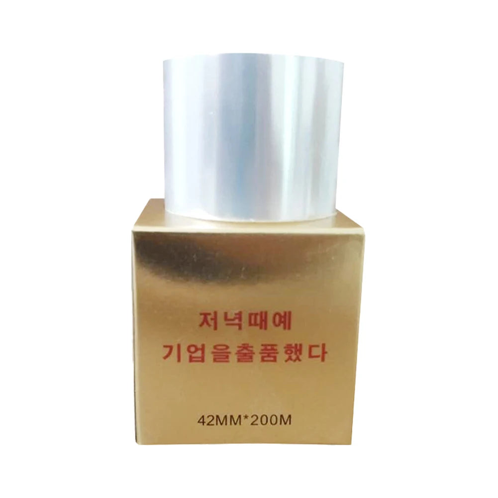 1 Roll 200M Tattoo Clear Plastic Wrap Preservative Microblading Film for Permanent Makeup Eyebrow Tattoo Accessories Beauty Tool