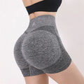 1PC Women High Waisted Yoga Shorts Fashionable and Sexy Running Fitness Pants Solid Color Yoga Leggings