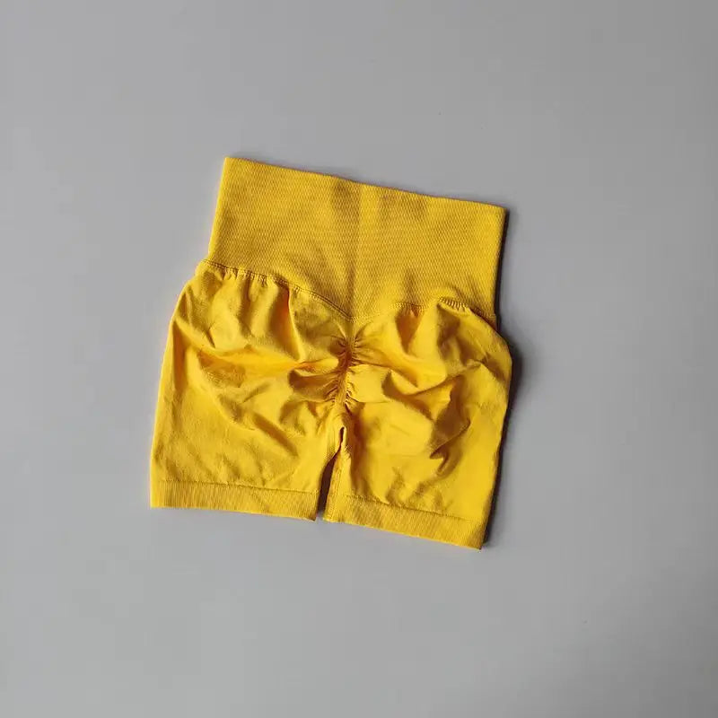 Women's High-Waist Breathable Yoga Shorts for Summer Running Short Tights Leggings Cycling Workout Gym Shorts Sports Shorts