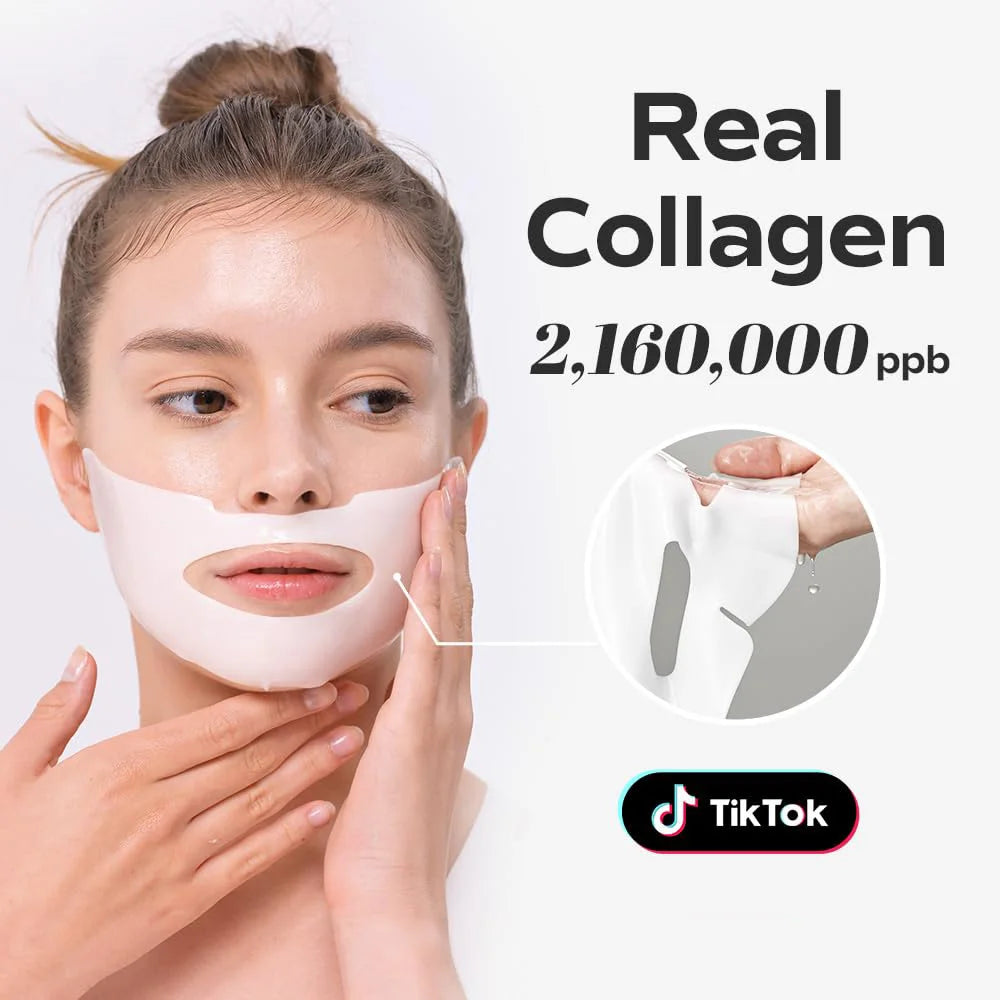 KOEC Collagen Face Mask Shrink Pores Deep Hydrating Overnight Mask Moisturizing Refreshing Brightening Face Skin Care