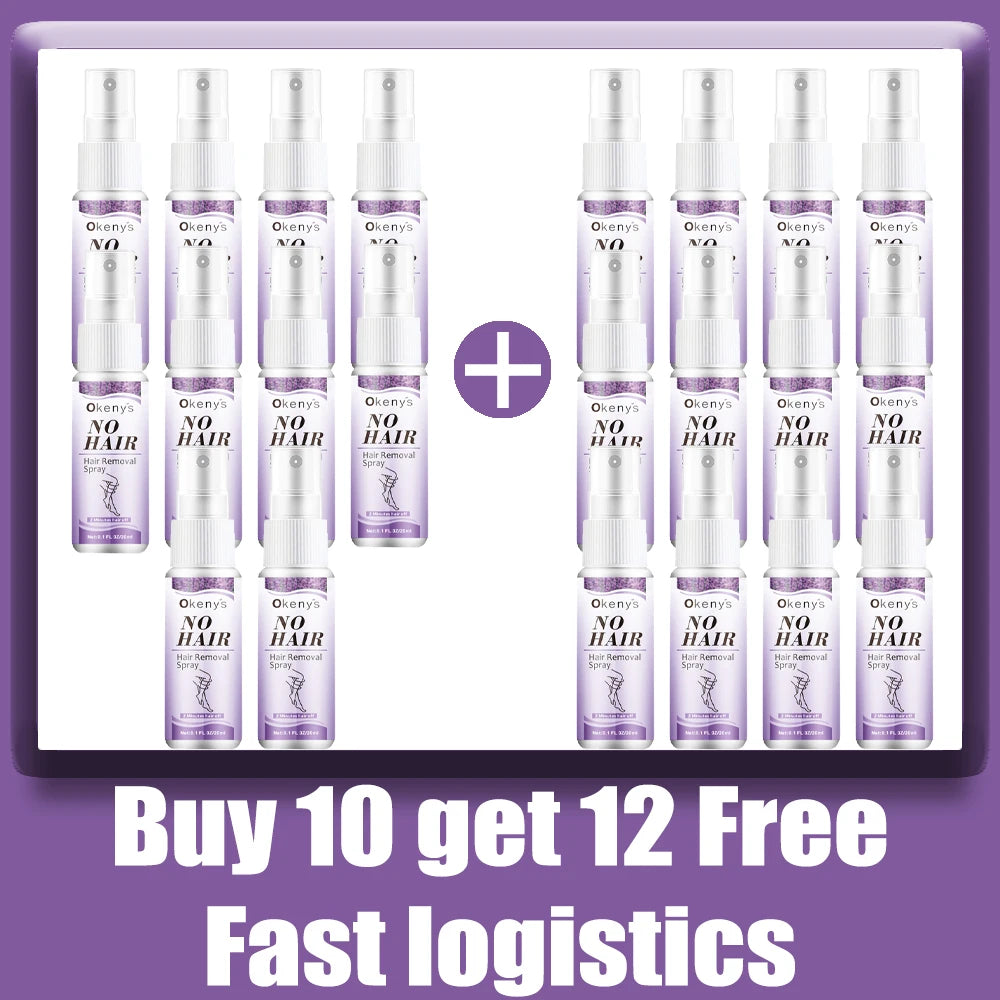 2 Minutes Quick Hair Removal Spray Painless Hair Growth Inhibitor Arms Arms Legs Permanent Hair Removal for Men Women 2025