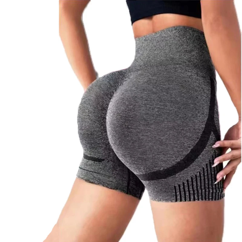 Women's Yoga Shorts High-Waist Fitness Shorts Fitness Yoga Lifting Buttocks Fitness Women's Yoga Fitness Running Shorts Sportswe