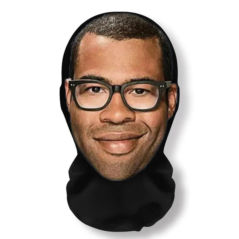 New 3D Printed Kanye Mask Elastic Mesh Full Face Mask Cosplay Headwear For Men Women  Party Simulation Fashion Hat Headgear