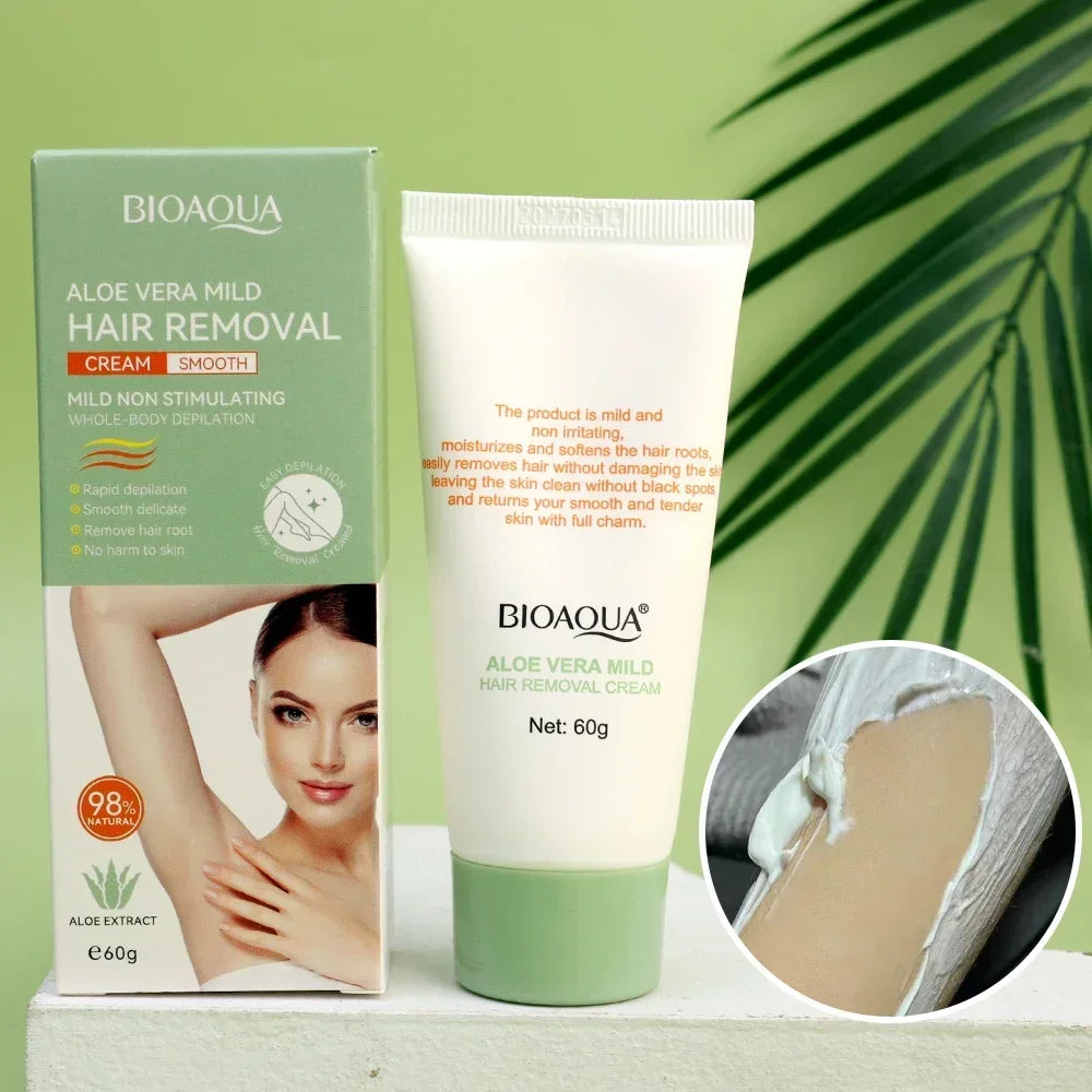 Fast Mild Hair Removal Cream Hair Growth Inhibitor Arm Armpit Leg Permanent Depilatory Moisturizing Beauty Smooth Body Skin Care