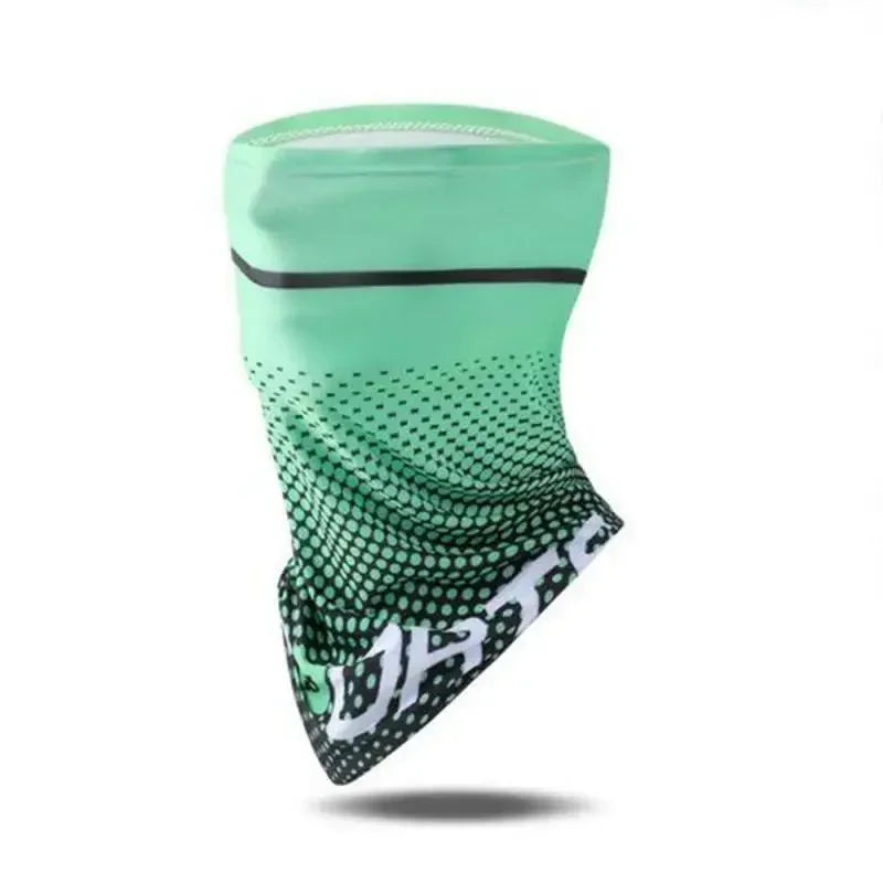 Ice Silk Cycling Face Mask Absorption Hiking Camping Neck Tube Scarf Bandana Motorcycle Magic Scarf Headscarf Men