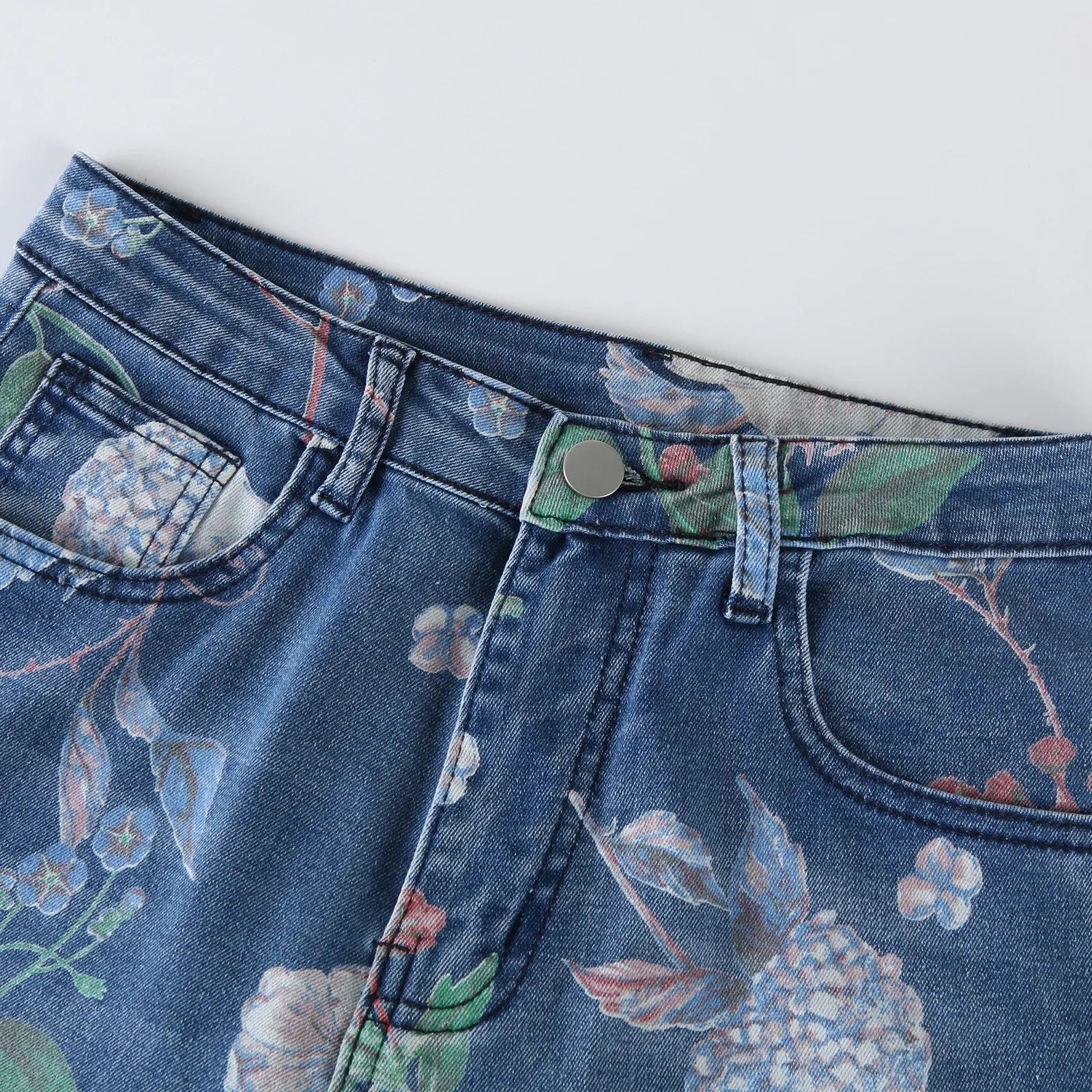 Women Denim Gym Workout Trousers High Waist Trousers Fitness Workout Wear Scrunch Bum Tights Wide Leg Pants Спортивные Штаны