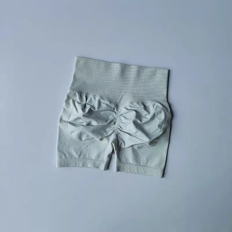 Women's High-Waist Breathable Yoga Shorts for Summer Running Short Tights Leggings Cycling Workout Gym Shorts Sports Shorts