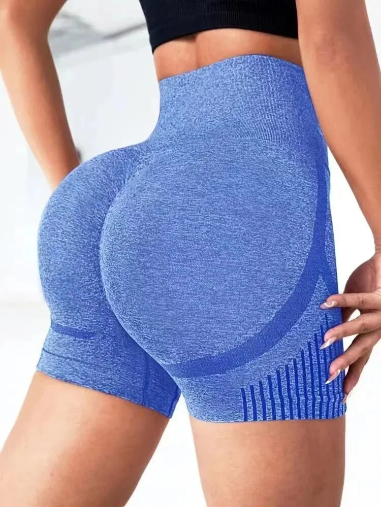 Women's Yoga Shorts High-Waist Fitness Shorts Fitness Yoga Lifting Buttocks Fitness Women's Yoga Fitness Running Shorts Sportswe