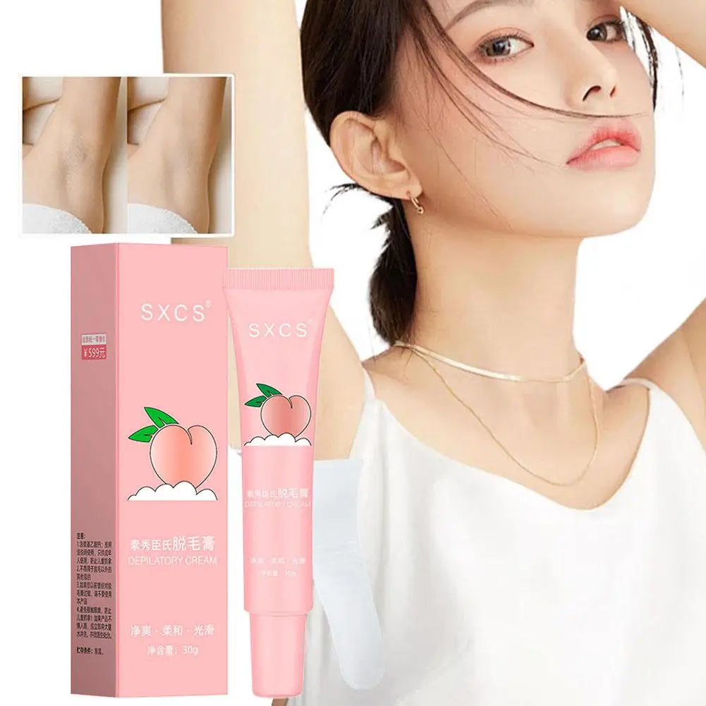 Hair Removal Cream Fast Painless Hair Growth Inhibitor Arm Armpit Legs Intimate Areas Peach Fuzz Remover For Men Woman