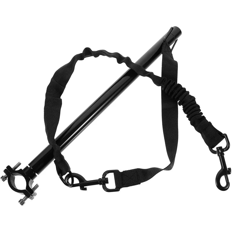 Elastic dog bicycle traction belt rope dog leash bicycle accessories pet walk jogging distance guardian handheld pet leash