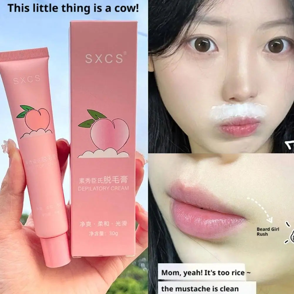 Hair Removal Cream Fast Painless Hair Growth Inhibitor Arm Armpit Legs Intimate Areas Peach Fuzz Remover For Men Woman