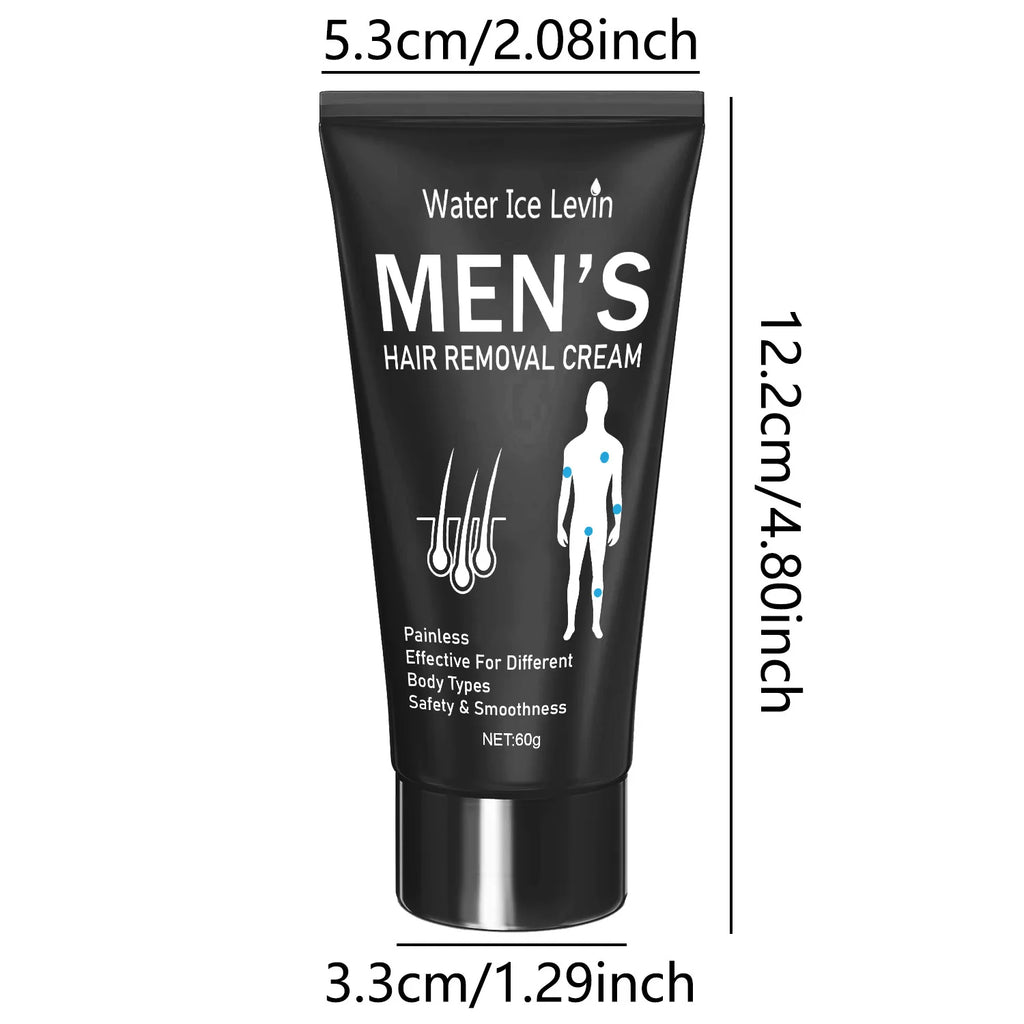 60g Hair Removal Cream for Men and Women, Painless, Quickly, Completely, Smooth and Refreshing, Reshaping Confidence, Enjoy Silky Skin