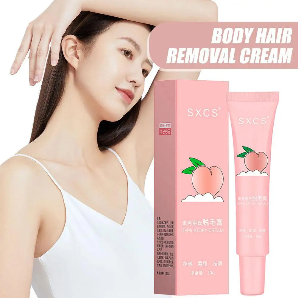 Hair Removal Cream Fast Painless Hair Growth Inhibitor Arm Armpit Legs Intimate Areas Peach Fuzz Remover For Men Woman