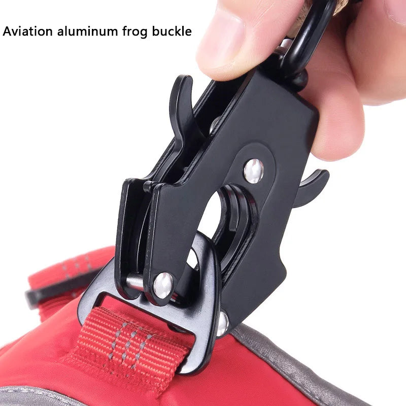 Reflective Explosion-proof Dog Leash No Pull Dog Leash Reflective Shock Absorbing Pet Leashes with Car Seatbelt for Large Dogs