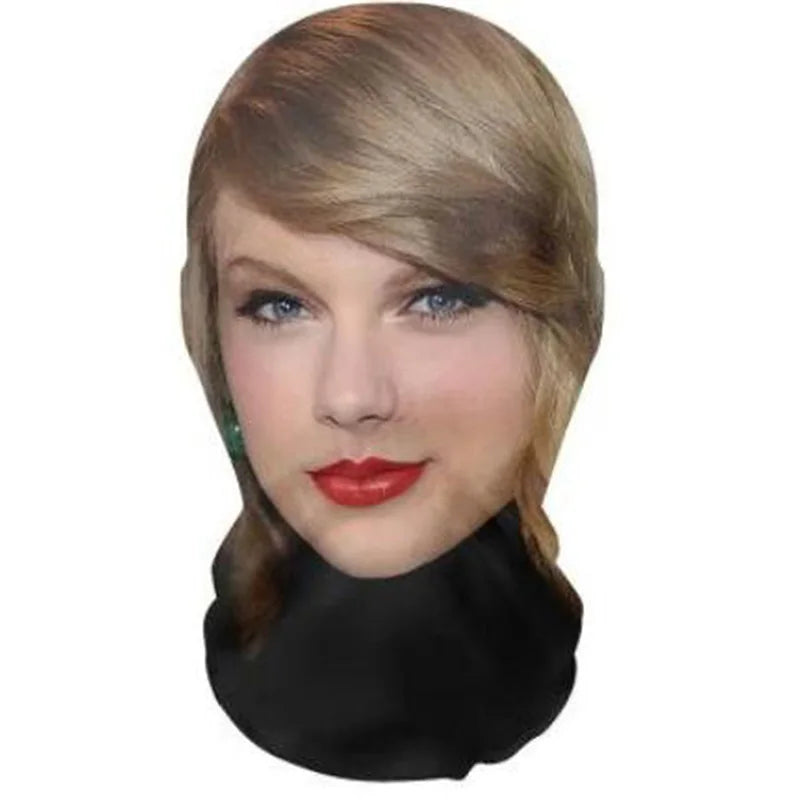 New 3D Printed Kanye Mask Elastic Mesh Full Face Mask Cosplay Headwear For Men Women  Party Simulation Fashion Hat Headgear