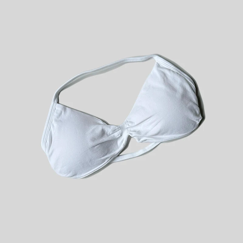 Women Halter Sports Bra Push Up Strappy Sexy Open Back Gym Crop Top Padded Seamless Workout Yoga Tank Tops