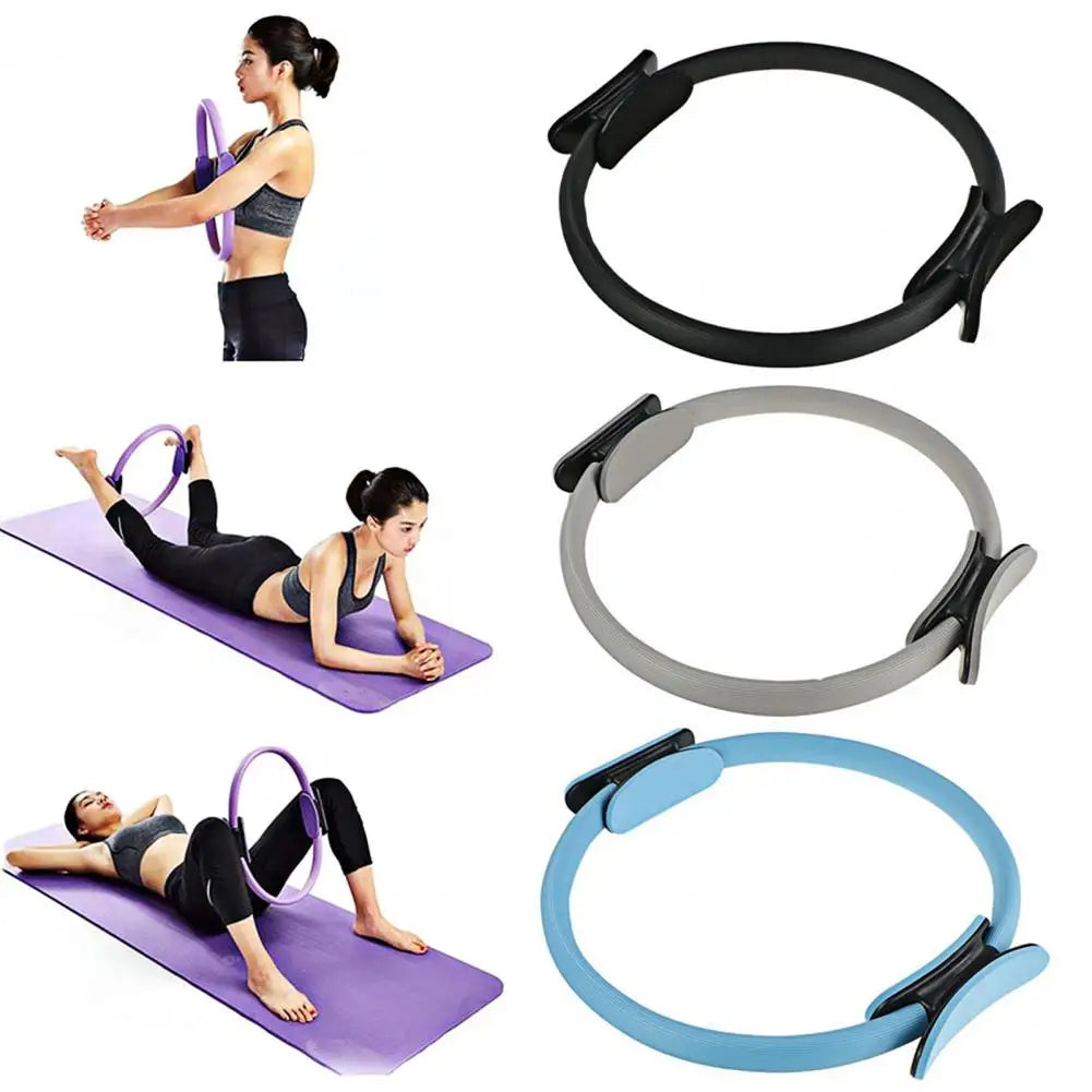 Women Yoga Fitness Ring Circle Pilates Women Girl Exercise Home Resistance Elasticity Yoga Gym Workout Pilates Ring Circle ﻿
