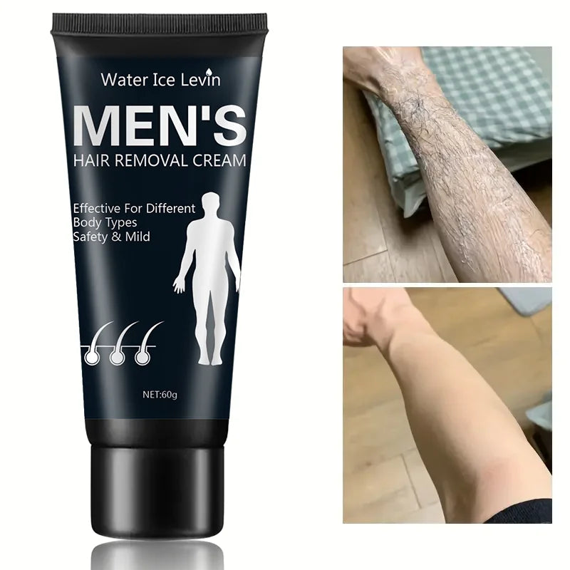 Hair Removal Cream, Quick Removal of Five Minutes, One-Wipe Clean, Moisturizing, No Black Spots, Long-Lasting Effect, Suitable for Whole Body Hair Removal, Hypoallergenic, Unisex