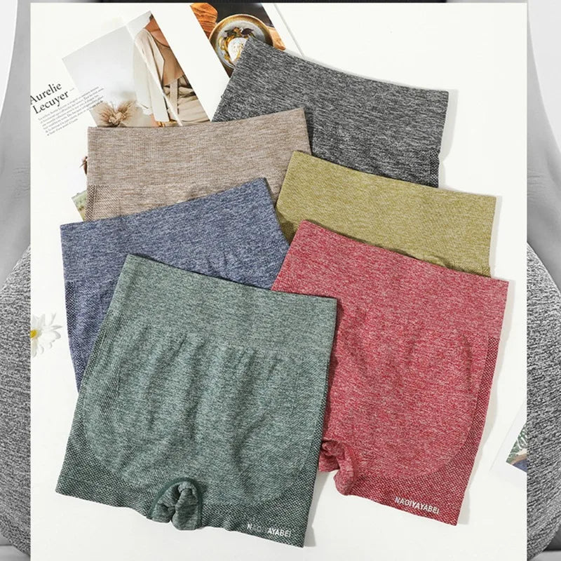 1PC Women High Waisted Yoga Shorts Fashionable and Sexy Running Fitness Pants Solid Color Yoga Leggings