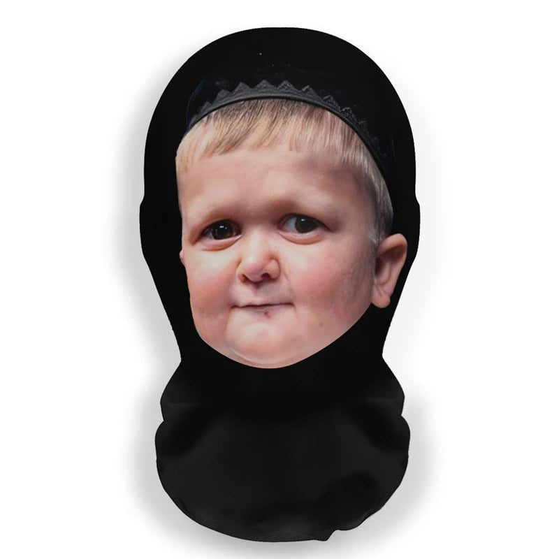 New 3D Printed Kanye Mask Elastic Mesh Full Face Mask Cosplay Headwear For Men Women  Party Simulation Fashion Hat Headgear