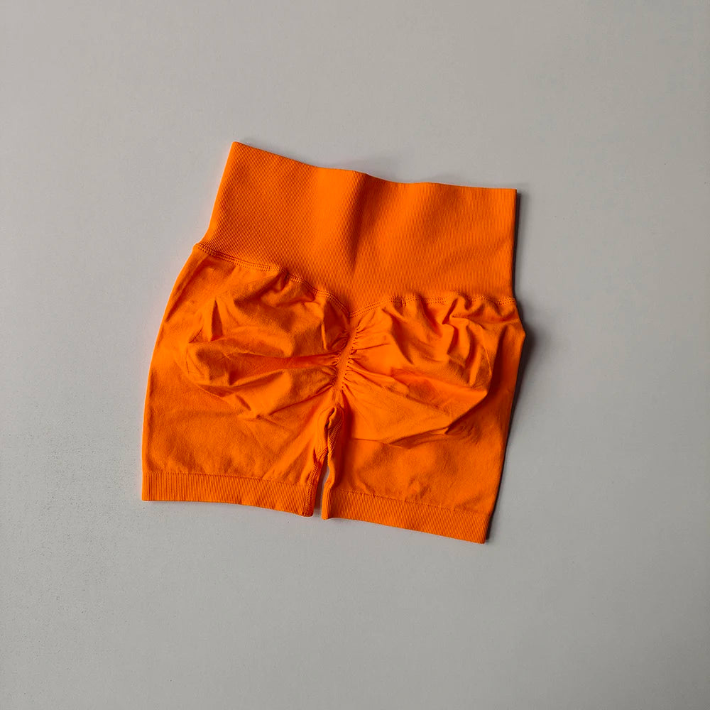 Women's High-Waist Breathable Yoga Shorts for Summer Running Short Tights Leggings Cycling Workout Gym Shorts Sports Shorts