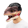 Halloween 2025 Funny Dinosaur Mask Dino Mask Moving Jaw Halloween Mask Dinosaur Head Face Mask Movable Mouth Party Cosplay Props