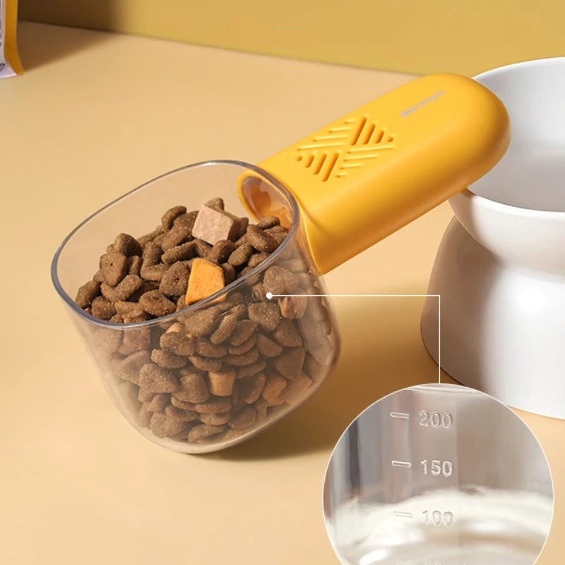 Multifunctional Pet Food Shovel Spoon Dog Cat Fedding Tool Drier Design Removable Pet Accessories Kitten Feeding Supplies