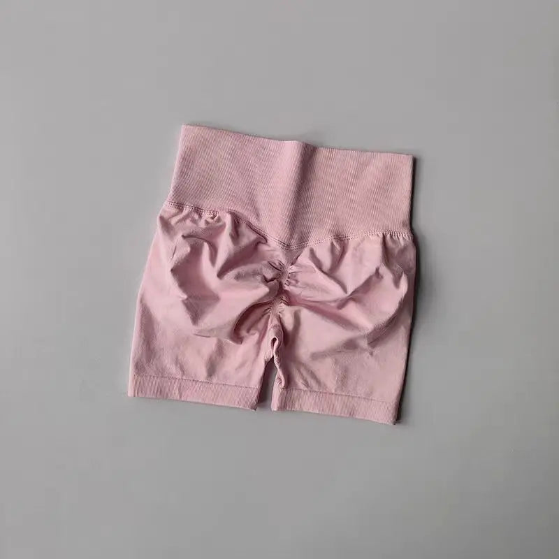 Women's High-Waist Breathable Yoga Shorts for Summer Running Short Tights Leggings Cycling Workout Gym Shorts Sports Shorts