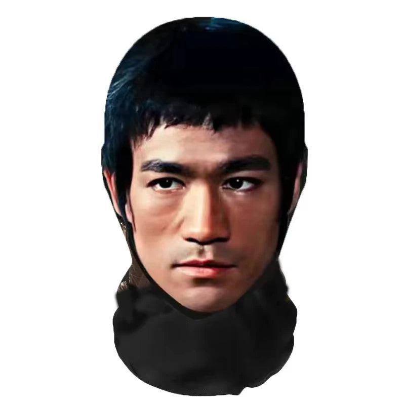 New 3D Printed Kanye Mask Elastic Mesh Full Face Mask Cosplay Headwear For Men Women  Party Simulation Fashion Hat Headgear