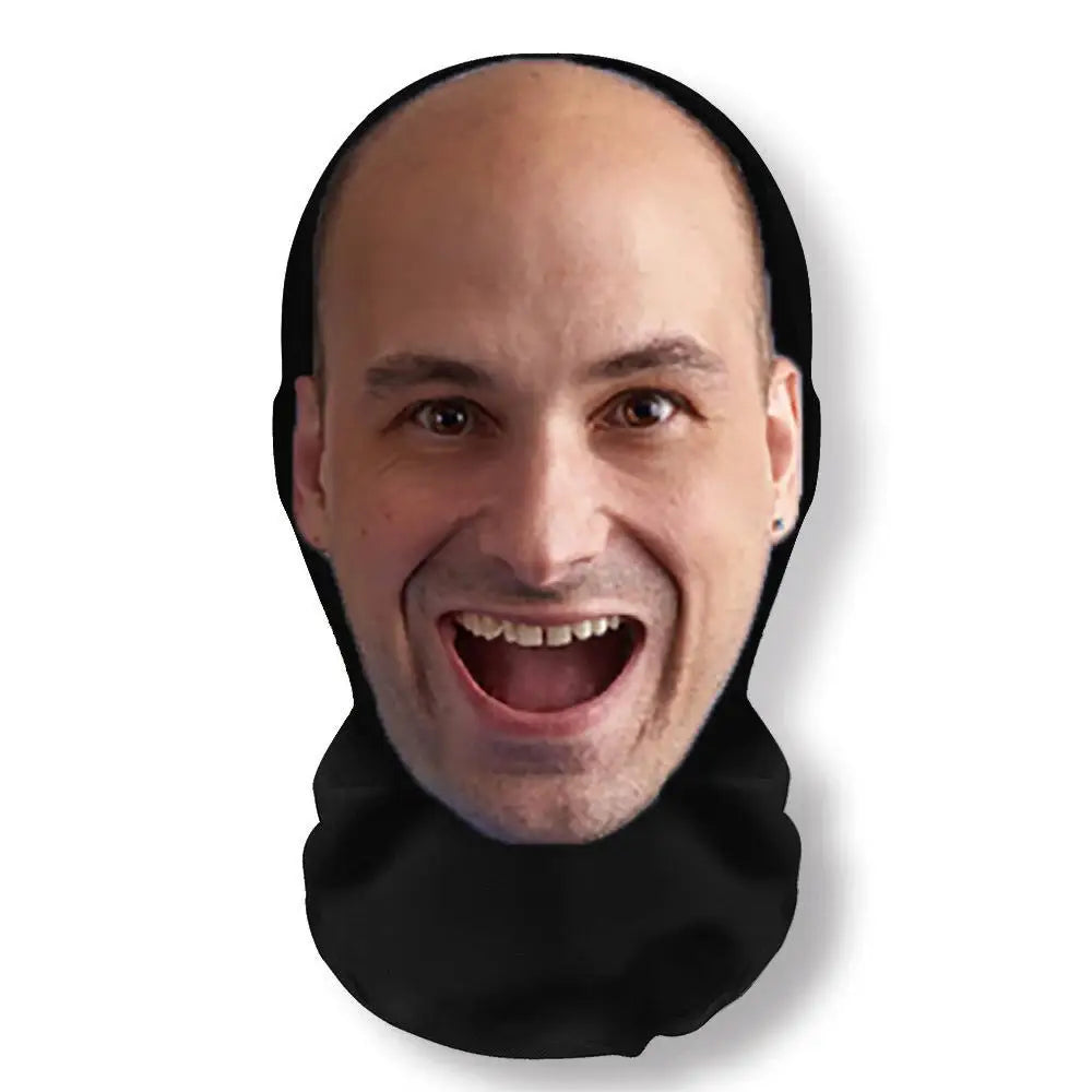 New 3D Printed Kanye Mask Elastic Mesh Full Face Mask Cosplay Headwear For Men Women  Party Simulation Fashion Hat Headgear