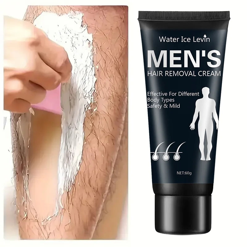Hair Removal Cream, Quick Removal of Five Minutes, One-Wipe Clean, Moisturizing, No Black Spots, Long-Lasting Effect, Suitable for Whole Body Hair Removal, Hypoallergenic, Unisex