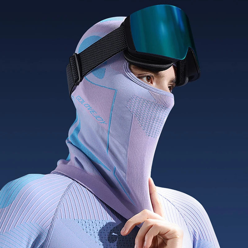 Ski Mask Motorcycle Riding Full Face Mask Neck Warmer Winter Warm Balaclava Windproof Cycling Cap Outdoor Run Skiing Mask Hat