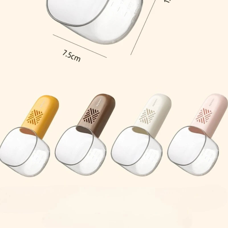 Multifunctional Pet Food Shovel Spoon Dog Cat Fedding Tool Drier Design Removable Pet Accessories Kitten Feeding Supplies