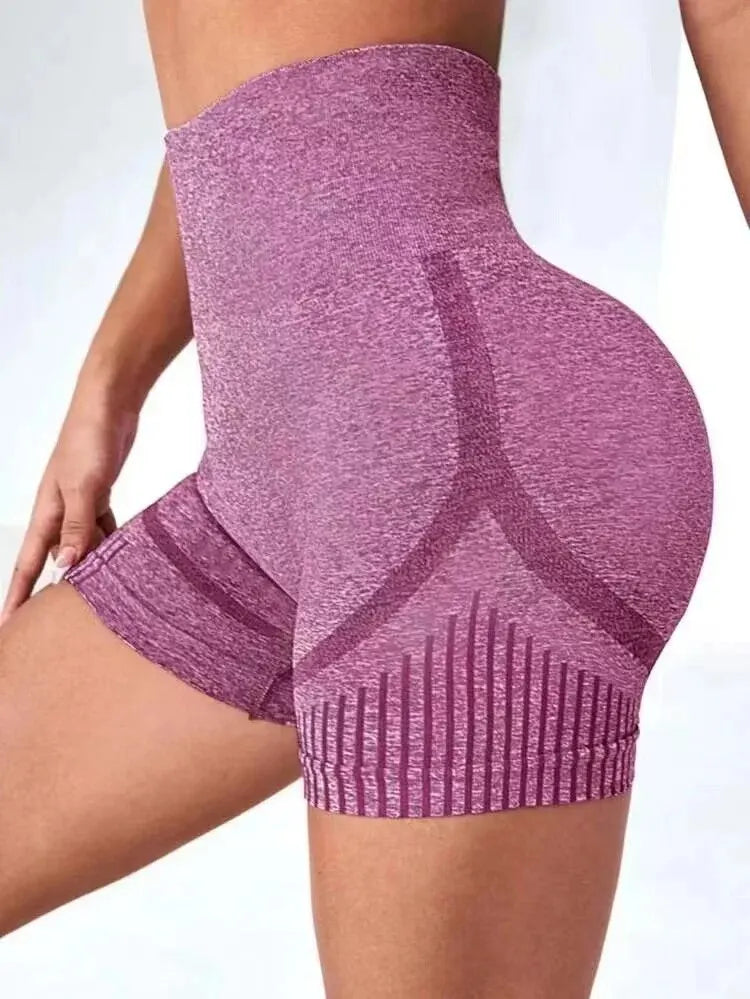 Women's Yoga Shorts High-Waist Fitness Shorts Fitness Yoga Lifting Buttocks Fitness Women's Yoga Fitness Running Shorts Sportswe