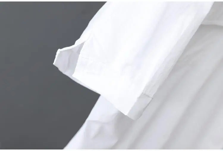 Turn-down Neck Pink Solid Short Sleeved Loose Shirt And Blouse Clothes Top Casual Single Breasted Spring Simple OL Outerwear New