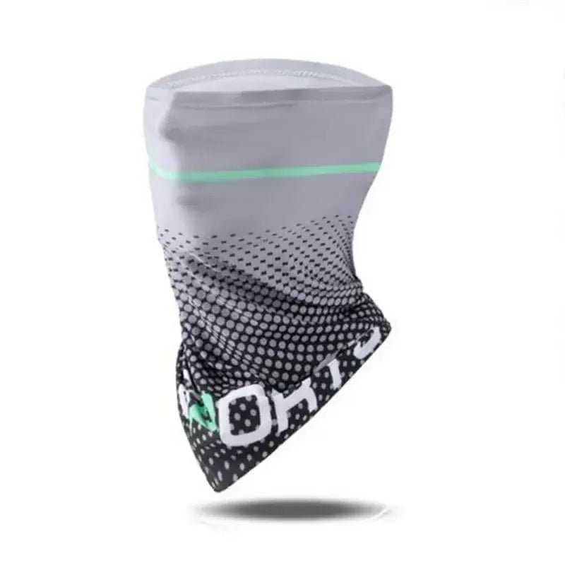 Ice Silk Cycling Face Mask Absorption Hiking Camping Neck Tube Scarf Bandana Motorcycle Magic Scarf Headscarf Men