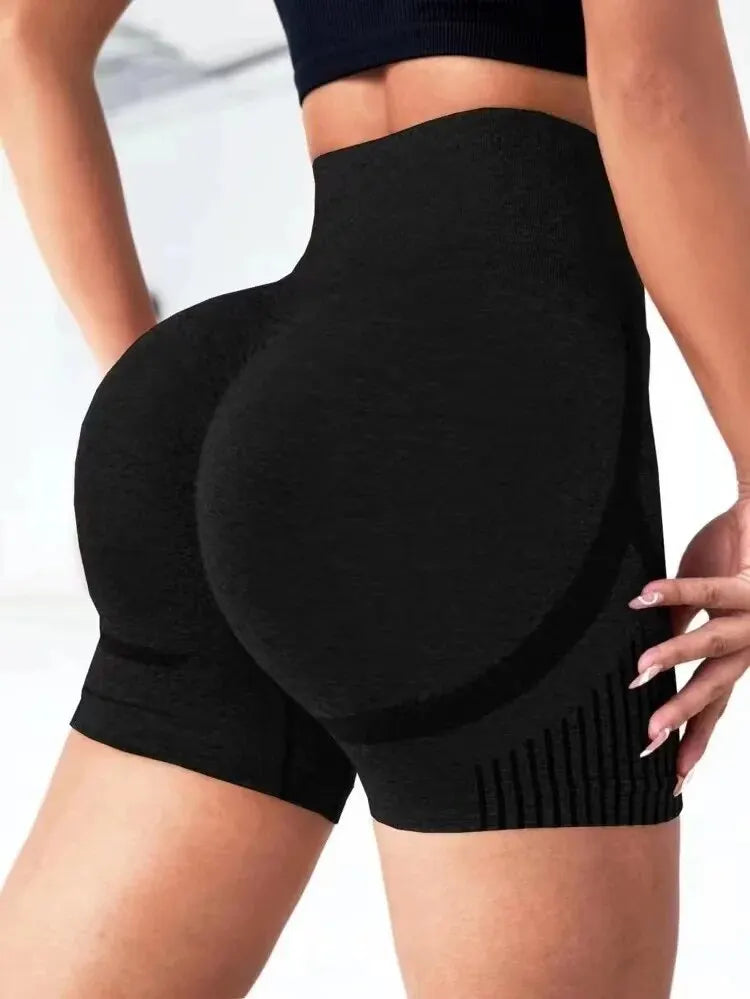 Women's Yoga Shorts High-Waist Fitness Shorts Fitness Yoga Lifting Buttocks Fitness Women's Yoga Fitness Running Shorts Sportswe
