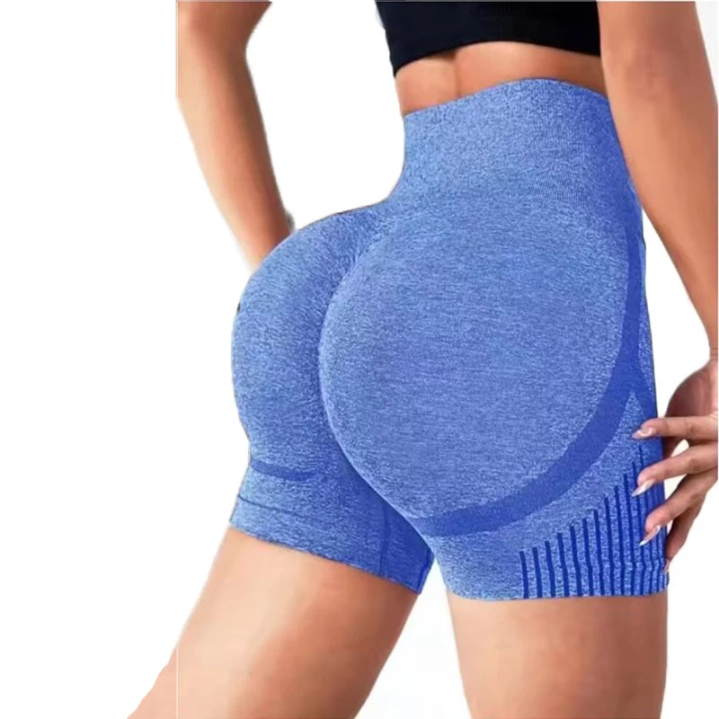 Women's Yoga Shorts High-Waist Fitness Shorts Fitness Yoga Lifting Buttocks Fitness Women's Yoga Fitness Running Shorts Sportswe