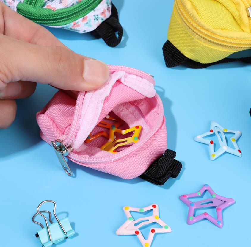 For LABUBU 11.81inch Doll 1/6 BJD Doll Mini Bag Backpack Mini Doll Bag Doll House Decoration Toy Accessories For Gifts Halloween, Christmas Gift